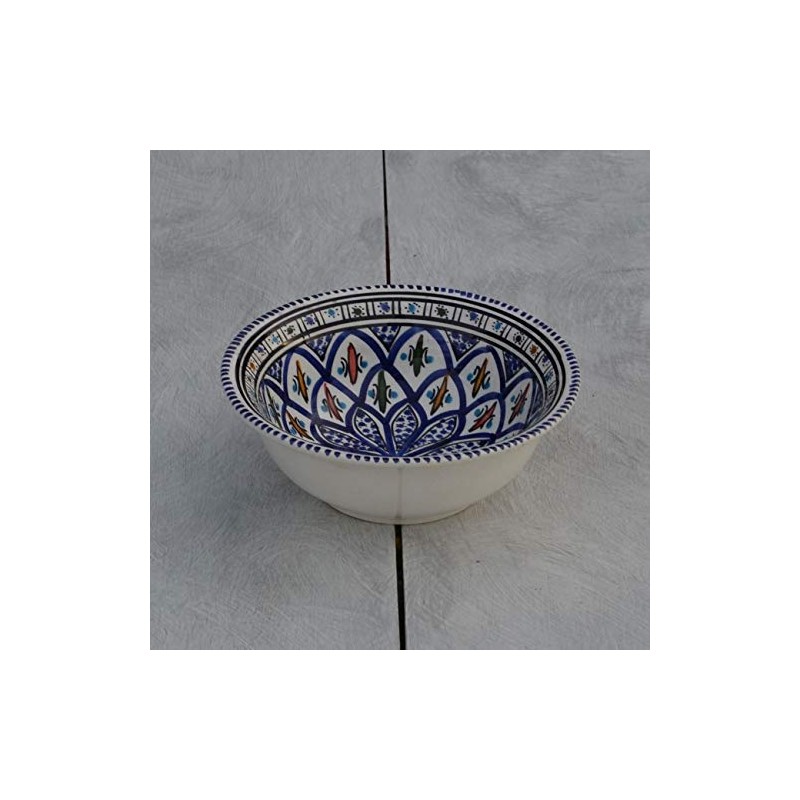Bakir Salad Bowl Diameter 20 cm Blue