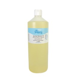 The Soapery Apricot Kernel Oil 1 Litre - Cosmetic Grade - Carrier Oil for Massage and Aromatherapy