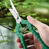 EDu 剪定バサミ 剪定鋏 園芸ハサミ 剪定ばさみ 園芸、果樹、庭木枝の剪定 盆栽剪定バサミ 庭園作業 ステンレス刃 210mm