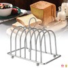 Toast Rack Chrome Toast Holder Rack with Ball Feet Stand