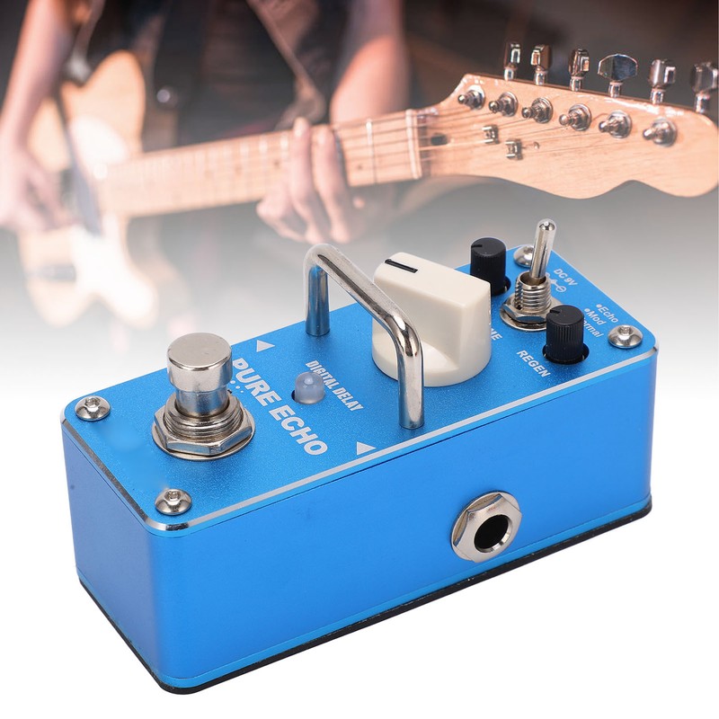 Delay Effect Pure Echo Metal Monoblock Multifunctional Digital Pedal for