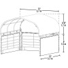 ShelterLogic Enclosure Kit for Corral Shelter, 12 ft. x 12