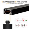 VANoopee H Track Lighting Rails Kit, 13FT H Type Rails