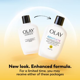Olay Complete Lotion Moisturizer with SPF 15 Sensitive, 6.0 oz each, 2-pack