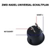 Pack of 5 Toggle Switch 12 V, Rocker Switch 12