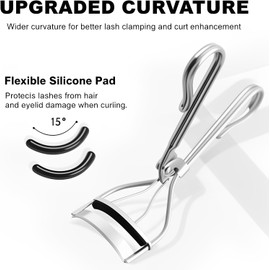 Compatible with Shiseido Eyelash Curler Refill Pads,30Pack Silicone Eye Lash CurlerRefills Fit for Shiseido Eyelash Curler,Black.