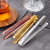 EDAR Ice Tongs, Stainless Steel, 5.7 inches (14.5 cm), Silver,