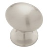 Liberty 69365 1-3/8-Inch Football Kitchen Kitchen Cabinet Hardware Knob, Satin