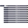 STABILO Pen 68 payne's Grey Pack of 10 - Premium