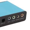 USB Sound Card 6 Channel 48kHz Sampling Rate Analog Play