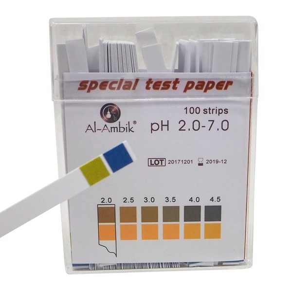 Al-Ambik® Universal PH Indicators Measuring Range PH 2-7 I 100
