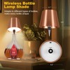 SOUDFK Wireless Bottle Lamp, 2026 New 3 Color Rechargeable Led