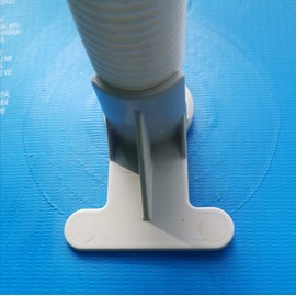 2 X Swimming Pool Pipe Holders, Anti Puncture, Anti Tear, Anti Strain (Standard Grey)