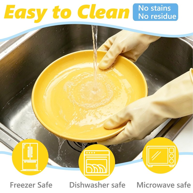 Qyeejong Non-Slip Dog Bowl 7.1", Shallow Pet Dish BPA-Free, 100%