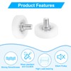 uxcell 6 Pack Drawer Rollers, 26mm Plastic Drawer Pulley Sliding