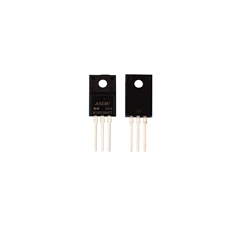 (Pack of 5) MURF2060CT ASEMI First Recovery Rectifier Diode ITO-220AB