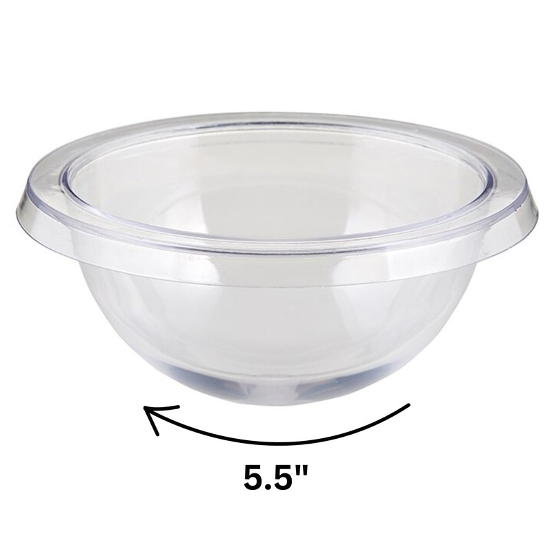 Needzo Clear Holy Water Font Liner, Catholic Church Supplies, 5.5