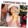Kisangel Mini Girl Doll Soft Doll for Cute Cartoon Figure
