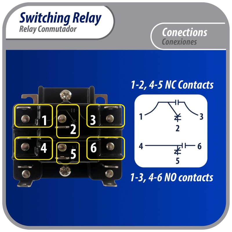Appli Parts APSWR-340 90-340,24 VAC Coil, General Purpose Switching Relay,DPDT,