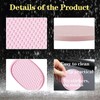 gunhunt 4-Piece Honeycomb Waterproof Fixed Tea Coaster, 2.75In PVC Anti-Slip
