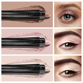 LUXAZA 3PCS Cream Eyeshadow Stick Matte Shimmer Waterproof Long-lasting Crease-proof & easy to apply, suitable for dailymakeup touch-ups, Suitable for mature skin and older women