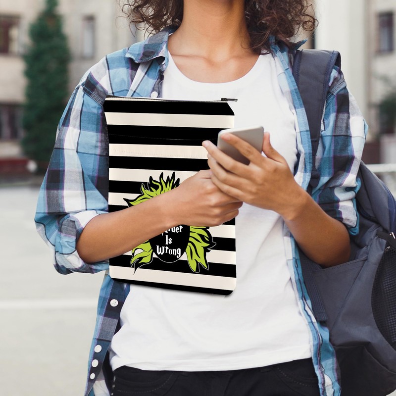 CMNIM Horror Movie Merch Gift Be-tlejuice Character Book Sleeve Reading