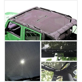 SunShade Top Cover - UV Protection for Jeep Wrangler 2007-2017 JK JKU 4DR Door