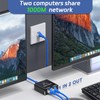 ZANZER Gigabit Ethernet Splitter 1 to 2, 1000Mbps High Speed