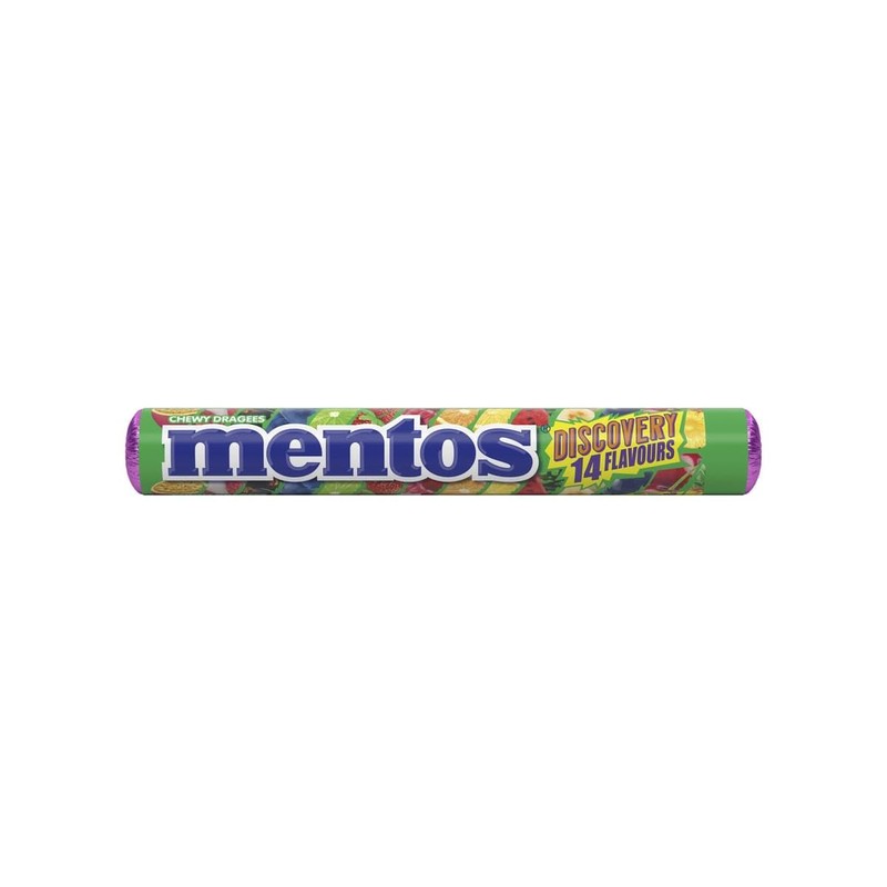 Mentos Discovery 14 Flavour Chews (1 Pack of 5 Rolls)