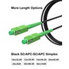 35M/114ft SC/APC Fiber Optic Internet Cable Extension, SC/APC to SC/APC