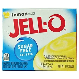 Jell-O Lemon Sugar Free Pudding & Pie Filling 28g