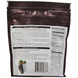 Ghirardelli Dark Chocolate Flavored Melting Wafers, 10 OZ Bag (6 Pack)