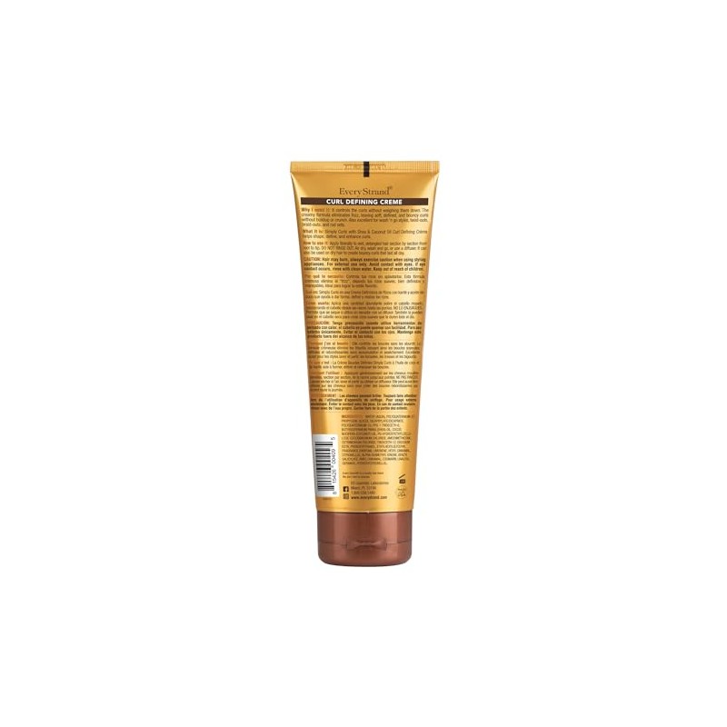 Every Strand Curling Creme Simply Curls Coconut Oil & Shea