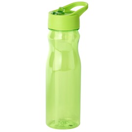 Thermo Rex Chill Water Bottle with Straw, Water Bottle Made of BPA-Free Plastic, Reusable, Bottle with Clip Lid, Sports Water Bottle, Green