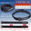 Pack of 12 Reusable Velcro Cable Ties, 2.5 cm x