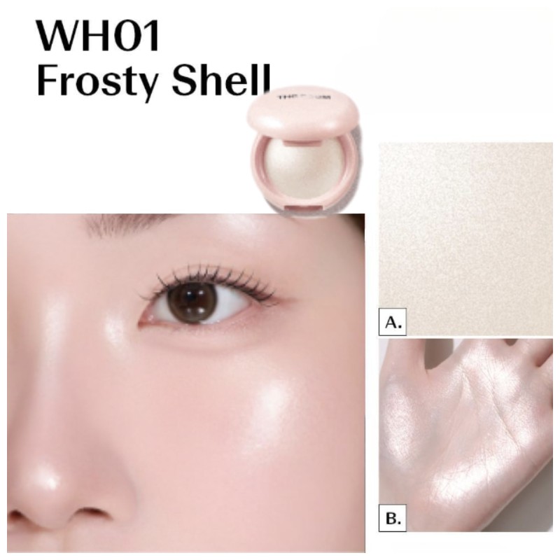 THE SAEM Glam Perfection Baked Highlighter 5.5g, Shade:03 WH01 Frosty