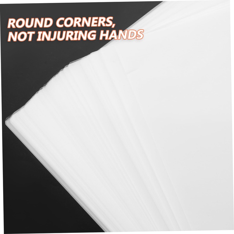 Operitacx 100pcs Card Laminating Film Large Lamination Material Scratch Water