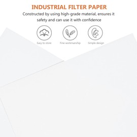 Scicalife 30 Blatt hochwertiges Filterpapier, Zellulose, wasserabsorbierendes Papier