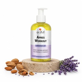 Aceite Corporal Botánico - Ga Tlali Apress Workout 250ml - Para Masaje Post Entrenamiento - Aceite de Almendra y Lavanda - Con Vitamina C y E - Árnica