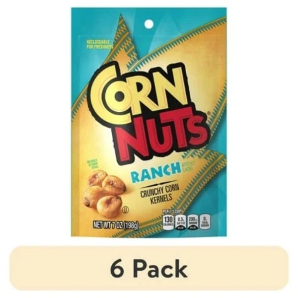 Unbranded (6 pack) NUTS Ranch Crunchy Corn Kernels Flavored Nuts