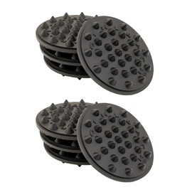 Oehlbach Shock Absorber - High Quality Vibration Damper for Subwoofer, Speaker, Amplifier & Turntable - Vibration Protection, Speaker Feet, Set of 8, Black