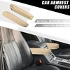 A ABSOPRO Car Armrest Covers Folding Armrest Covers Bucket Seat
