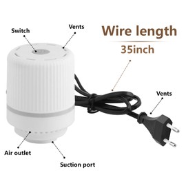 Vacuum Pump for Vacuum Bags, Portable Electric Air Pump for Vacuum Storage Bag, 30 W High Efficiency Vacuum Pump, Air Vacuum Pump with 4.0 kPa Ultra Strong Suction Power (White)