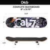 Cal 7 Complete Standard Skateboard 7.5-8-Inch Deck (8" Cabana)
