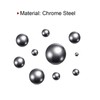 sourcing map 120pcs Precision Balls 10mm Diameter Carbon Steel Ball