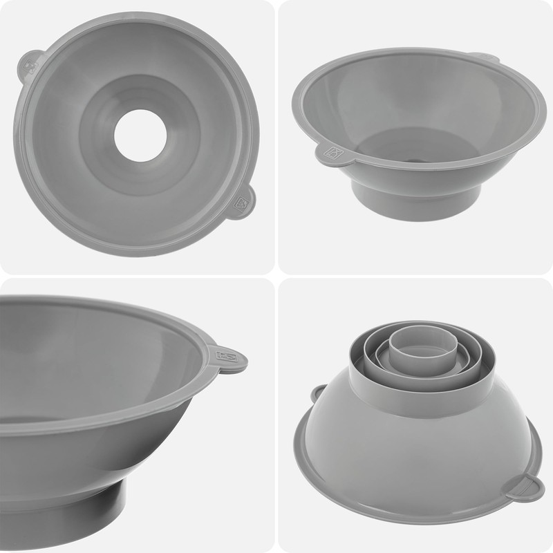 KADAX Plastic Jar Filler Funnel Funnel for Filling Mason Jars