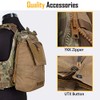IDOGEAR Tactical Zip-on Panel Pouch Military Backpack Vest Accessory Bag