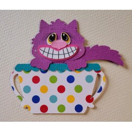 Unbranded Alice in Wonderland, Cheshire Cat. Scrapbook, Card making Paper Piecing