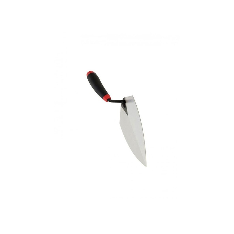 Hyde Tools 18090 10-Inch MaxxGrip Philadelphia Style Brick Trowel