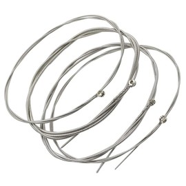 Jiayouy Strings Stainless Steel 4 String Bass Strings with Small Ball Ends 4 Strings/Set String Gauges: 046-100